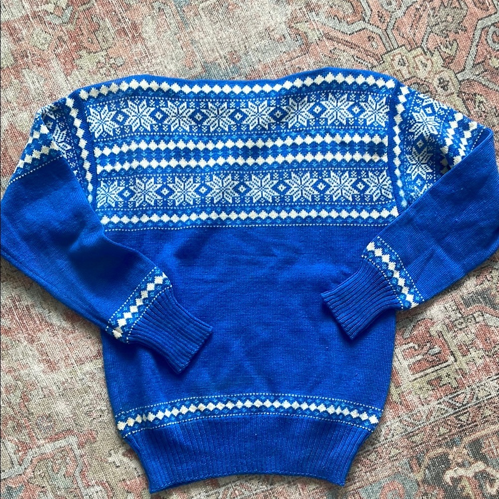 Vintage Wool Fair Isle Sweater